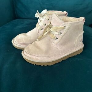 Girls light pink UGG boots